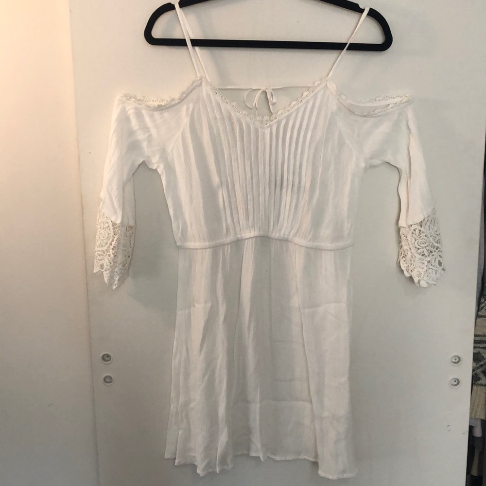 Topshop Beach coverup white M